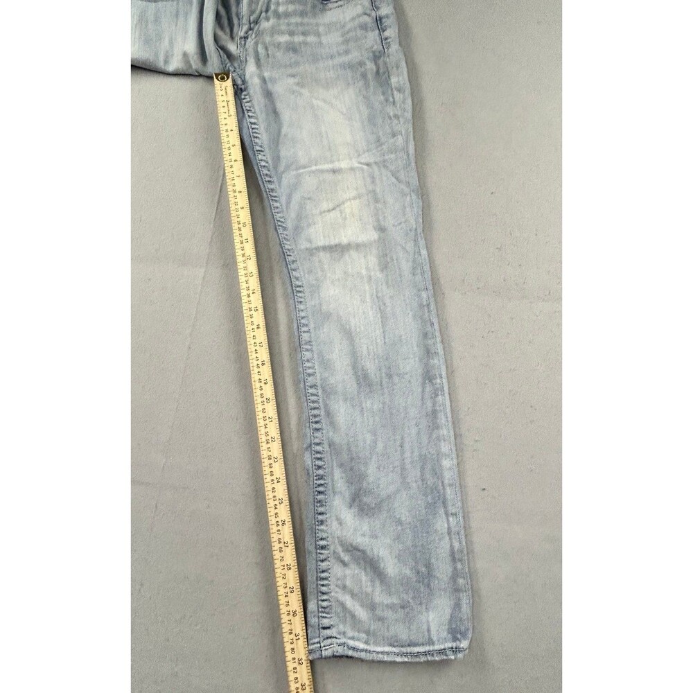 BKE Mens Jake Straight Leg Jeans 32L Light Blue wash - Picture 10 of 11